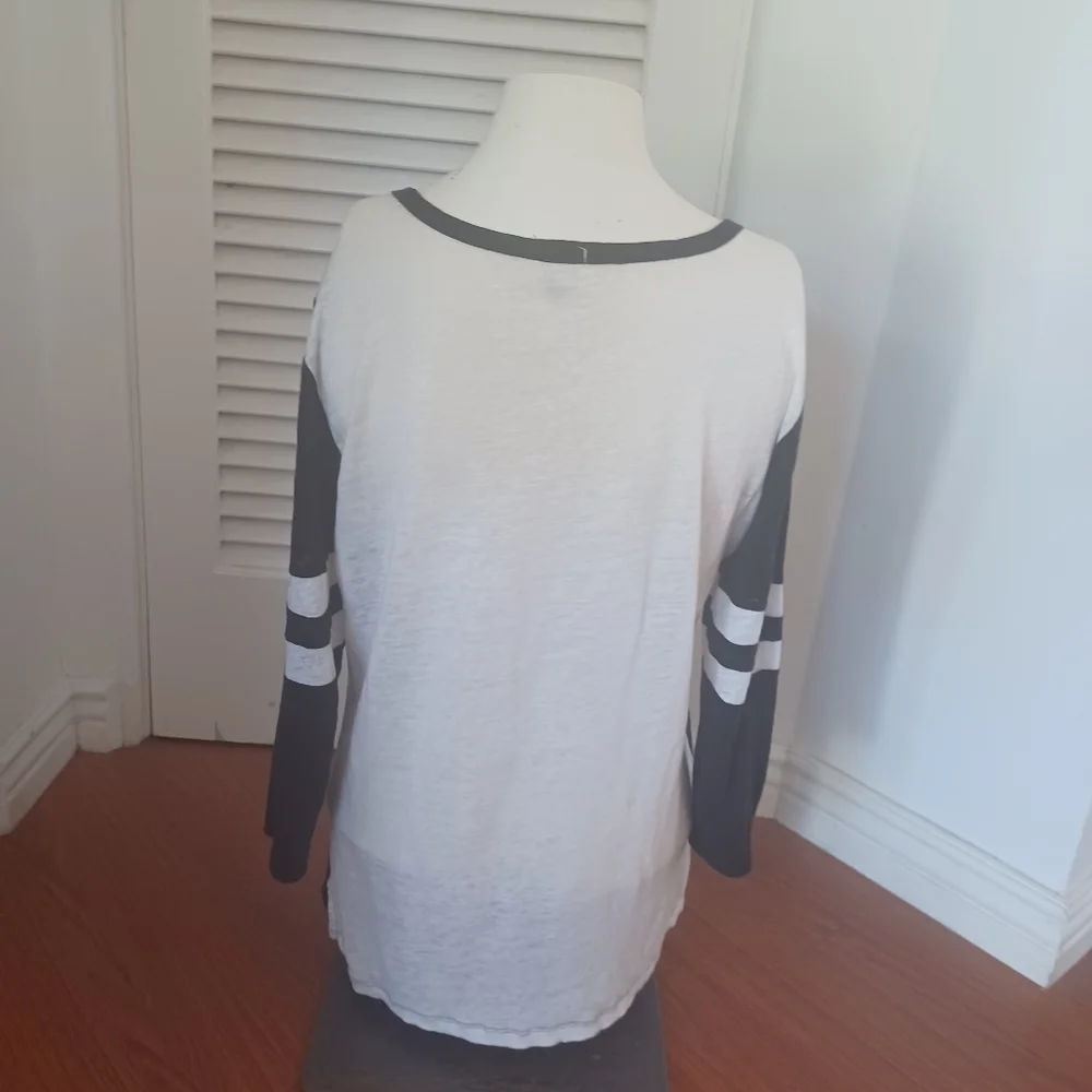 J. Crew women's shirt Top Linen Casual S M Black